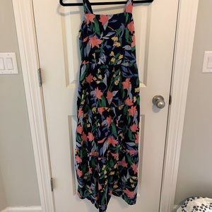Floral midi dress. J Crew size 2